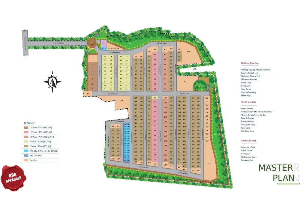 the akshara valley master plan